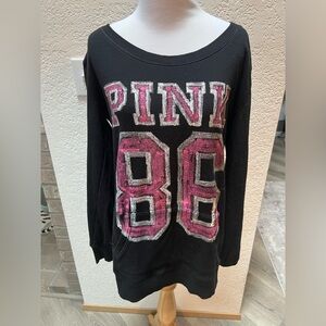 PINK Victoria's Secret Vintage Pocket Pullover Sweatshirt
